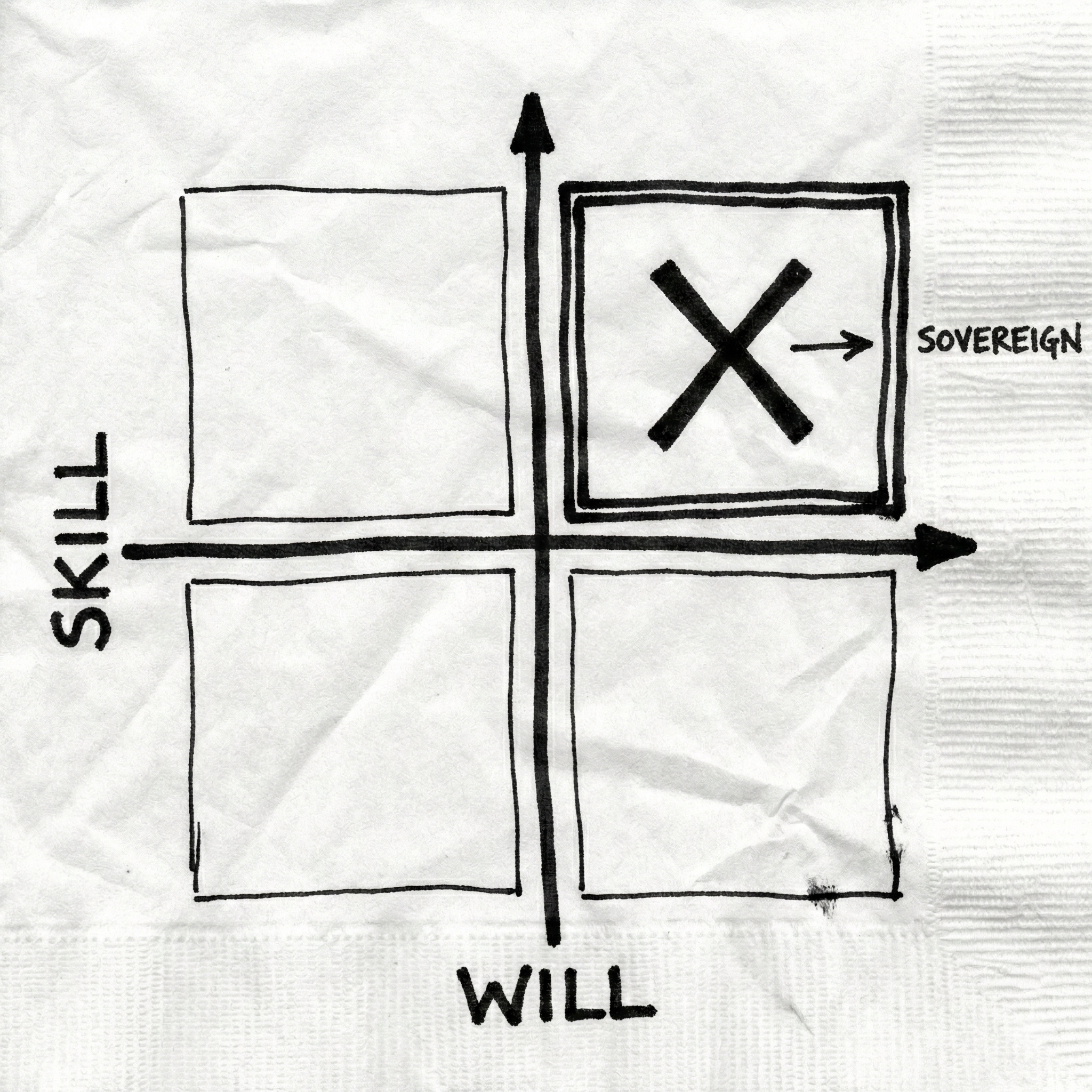 Will vs. Skill Quadrant Sketch