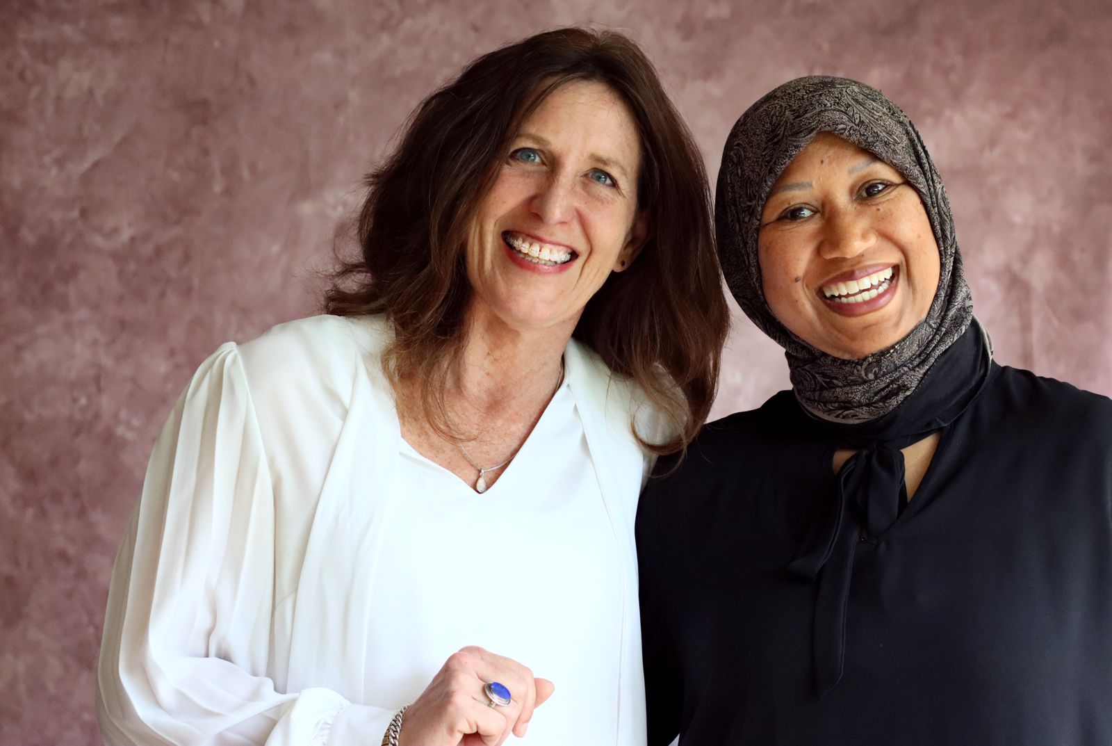 Tracy Dawson (Founder) with Nadeema (Lead Volunteer)